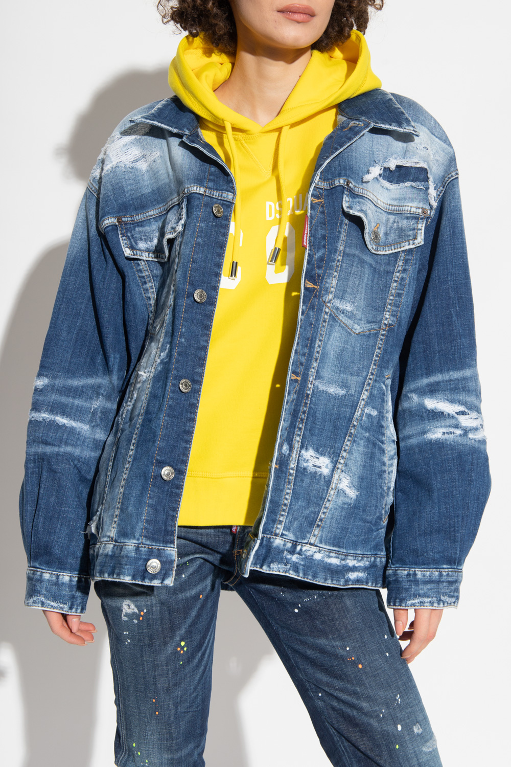 SchaferandweinerShops Japan - Blue Denim jacket Dsquared2